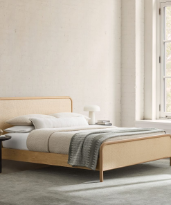 Woven Rattan Bed
