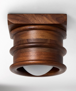 Petite Wood Flush Mount (5.5")
