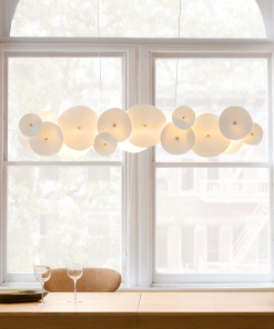 Amara Ceramic Linear Chandelier (50")